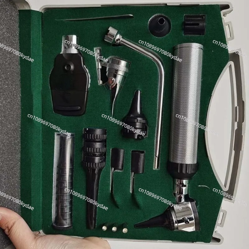 Otoscope Ophthalmoscope Set - Set Inspeksi Wajah Profesional Oftalmoskop Otoskop