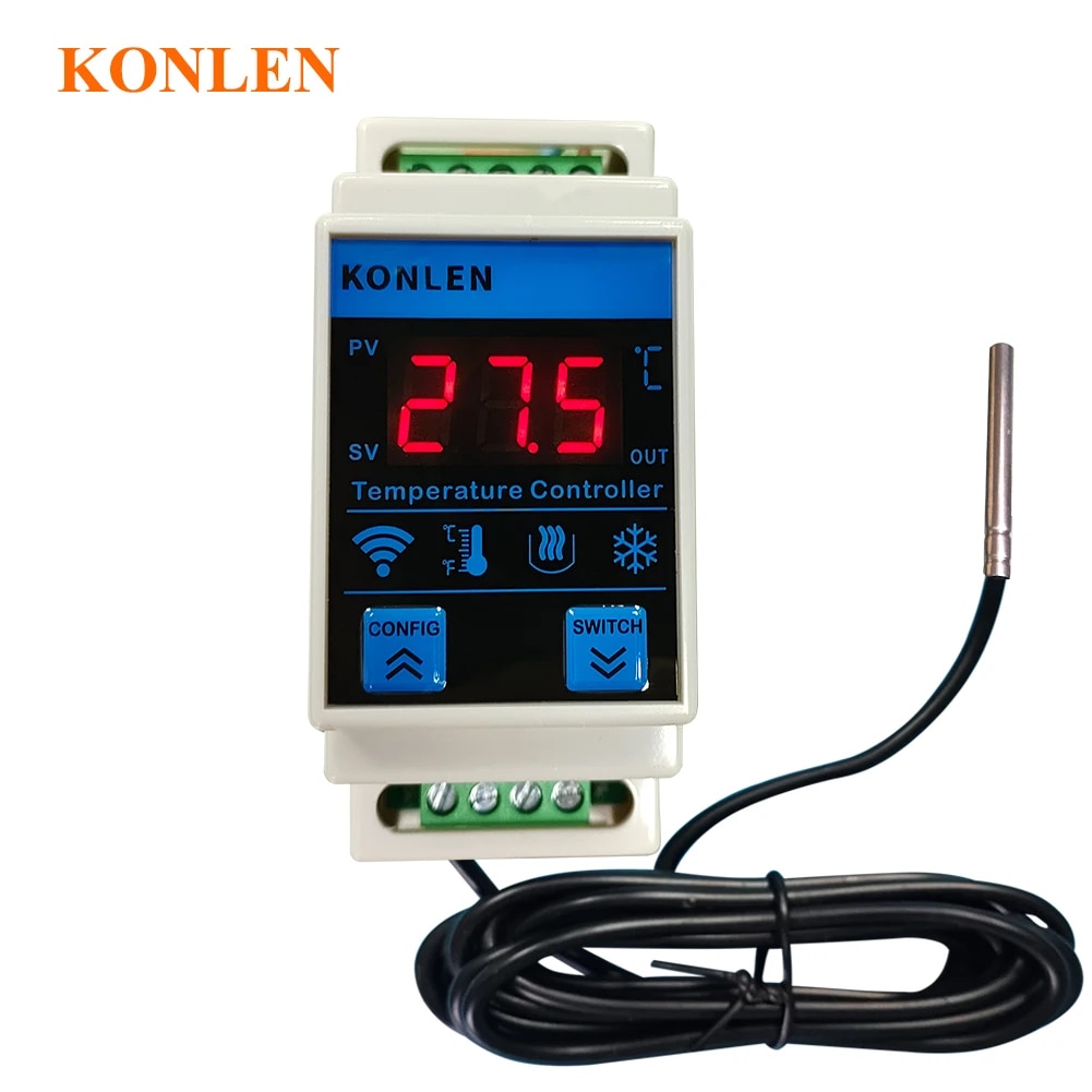 Lab Incubator - Tuya termometer Sensor suhu WIFI, termostat