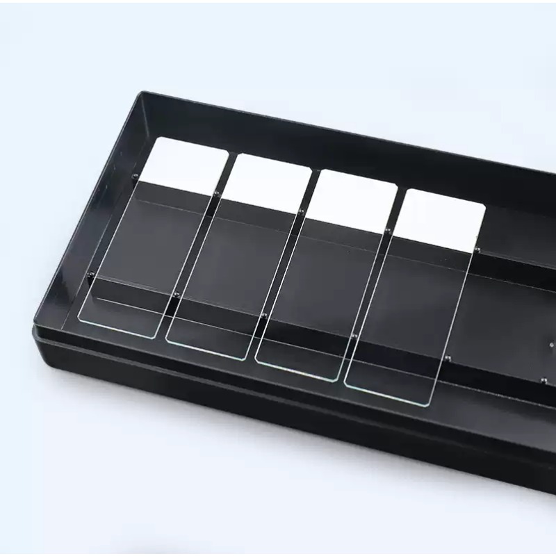 Lab Incubator - Kotak Kelembapan/Slide Moisture Chamber Transparan/Hitam 10/20
