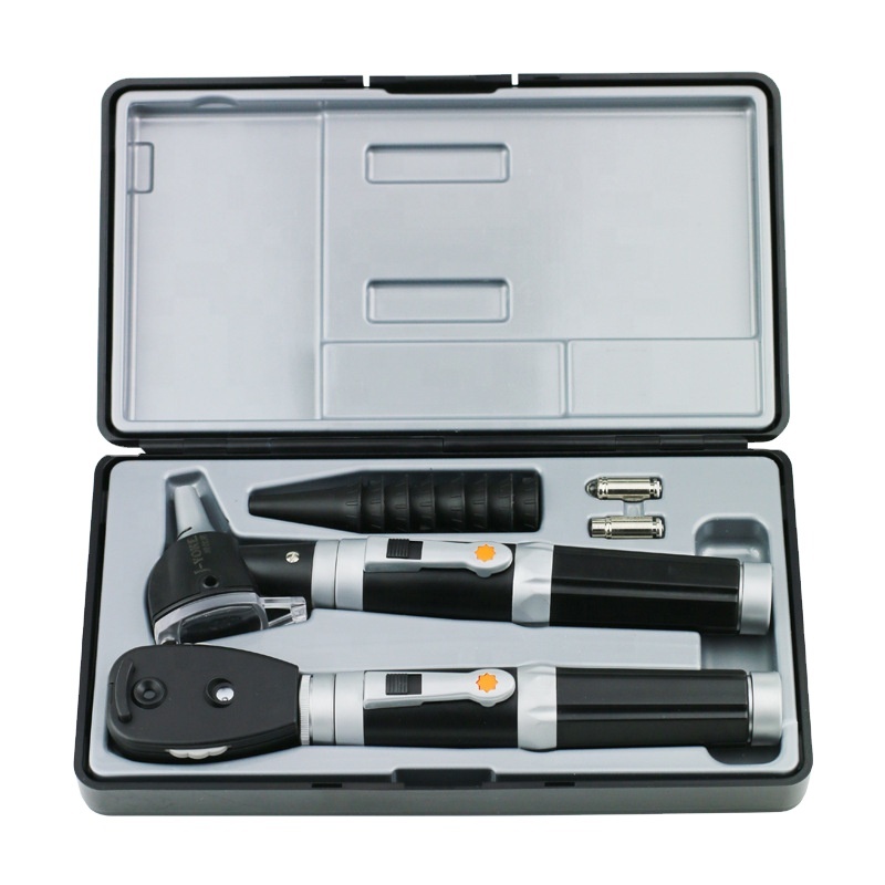Otoscope Ophthalmoscope Set - Set otoskop dan oftalmoskop serat optik