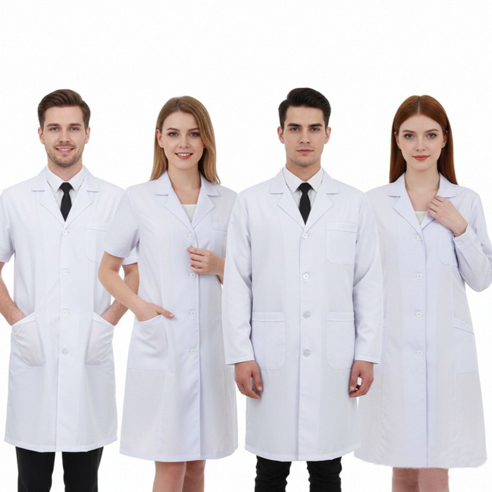Jas Putih Dokter Profesional,  - Medical Lab Professional ulasan dan harga