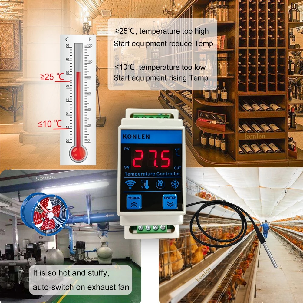 Tuya termometer Sensor suhu WI - Lab Incubator ulasan dan harga