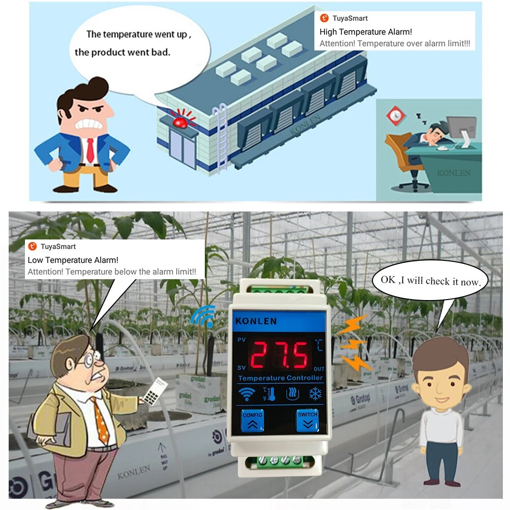 Tuya termometer Sensor suhu WI - Lab Incubator ulasan dan harga